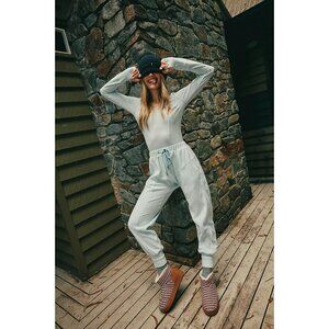 Free People Light Blue Jumpsuit